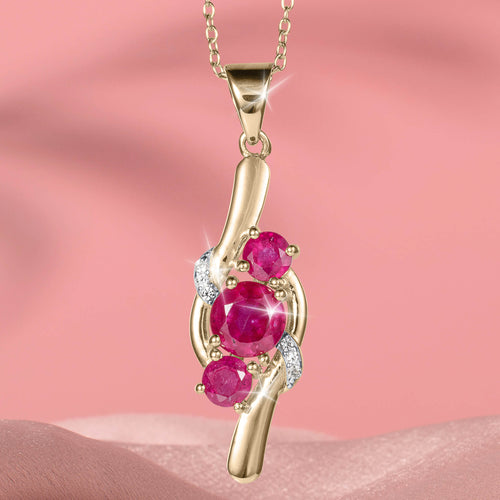 Daniel Steiger Ruby Glow Pendant