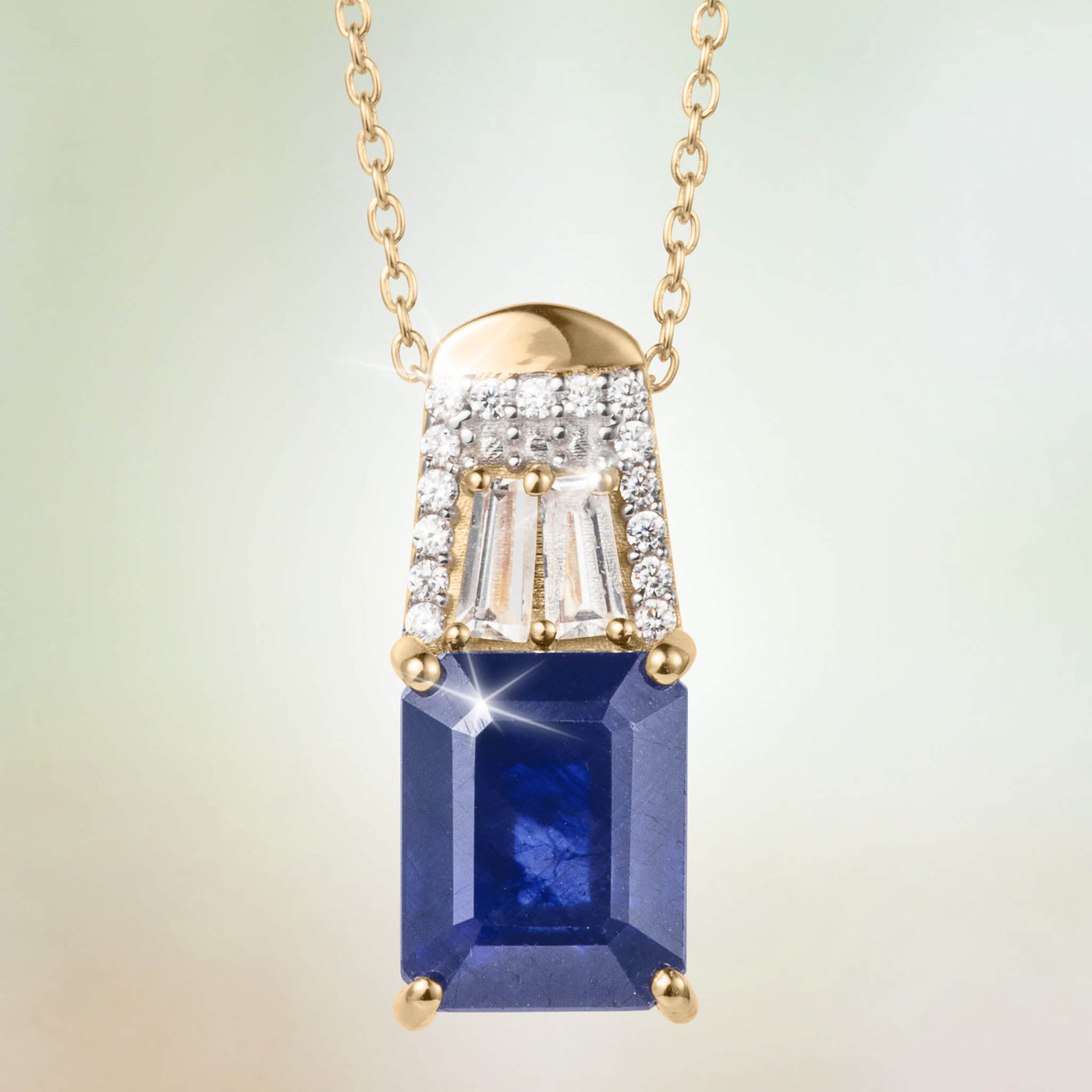 Daniel Steiger Sapphire Deco Dreams Pendant