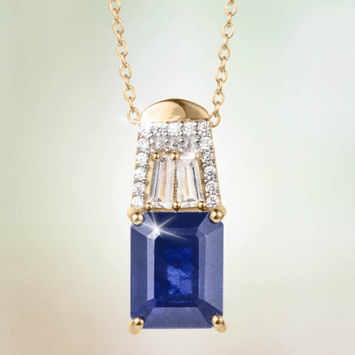 Daniel Steiger Sapphire Deco Dreams Pendant