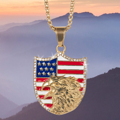 Daniel Steiger Freedom Shield Pendant