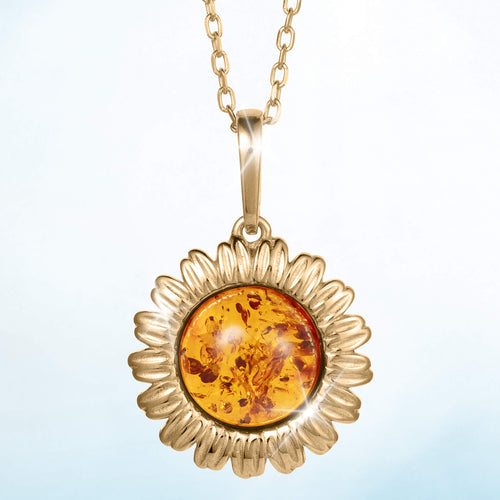 Daniel Steiger Amber Sunburst Pendant