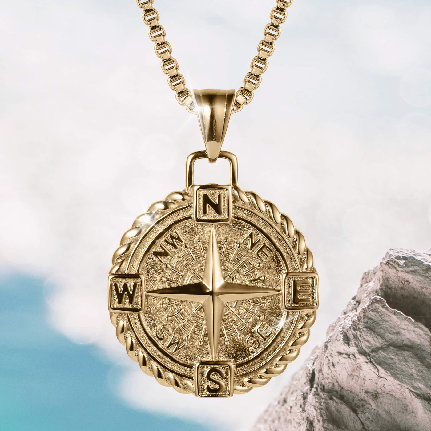 Daniel Steiger Golden Wayfarer Pendant