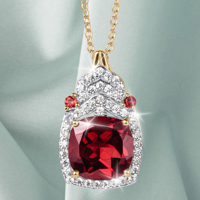Daniel Steiger Gemma Garnet Pendant