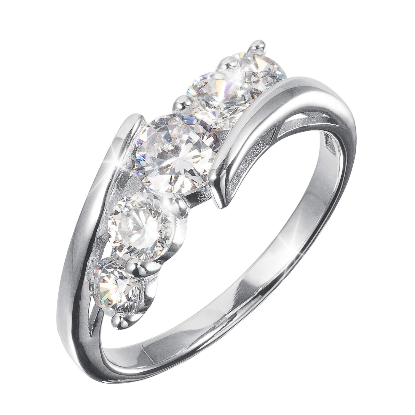 Daniel Steiger Celestial Harmony Rhodium Ring