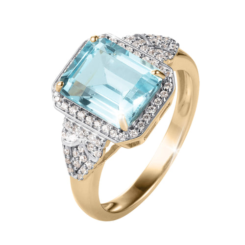 Zelda Blue Topaz Ring