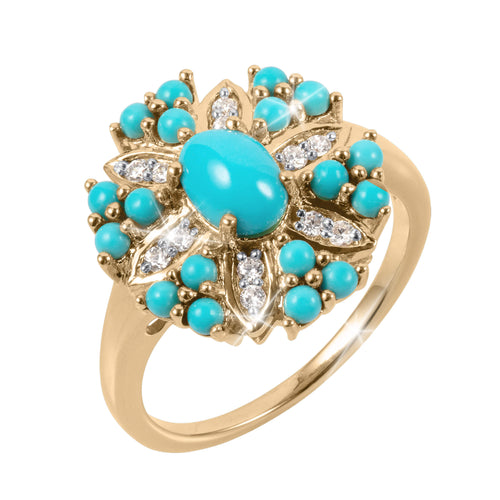 Daniel Steiger Desert Bloom Turquoise Ring