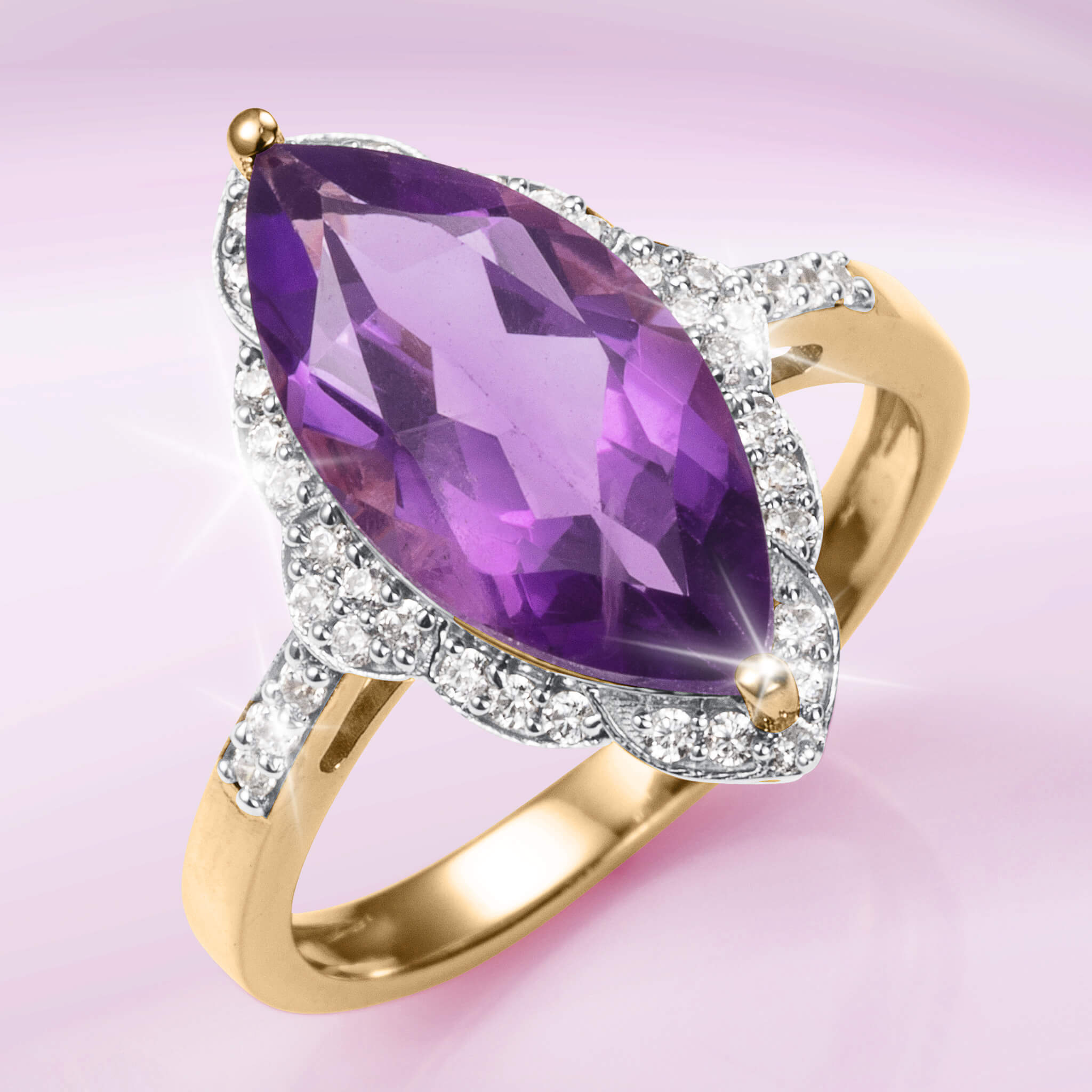 Daniel Steiger Aurelia Marquise Ladies Ring