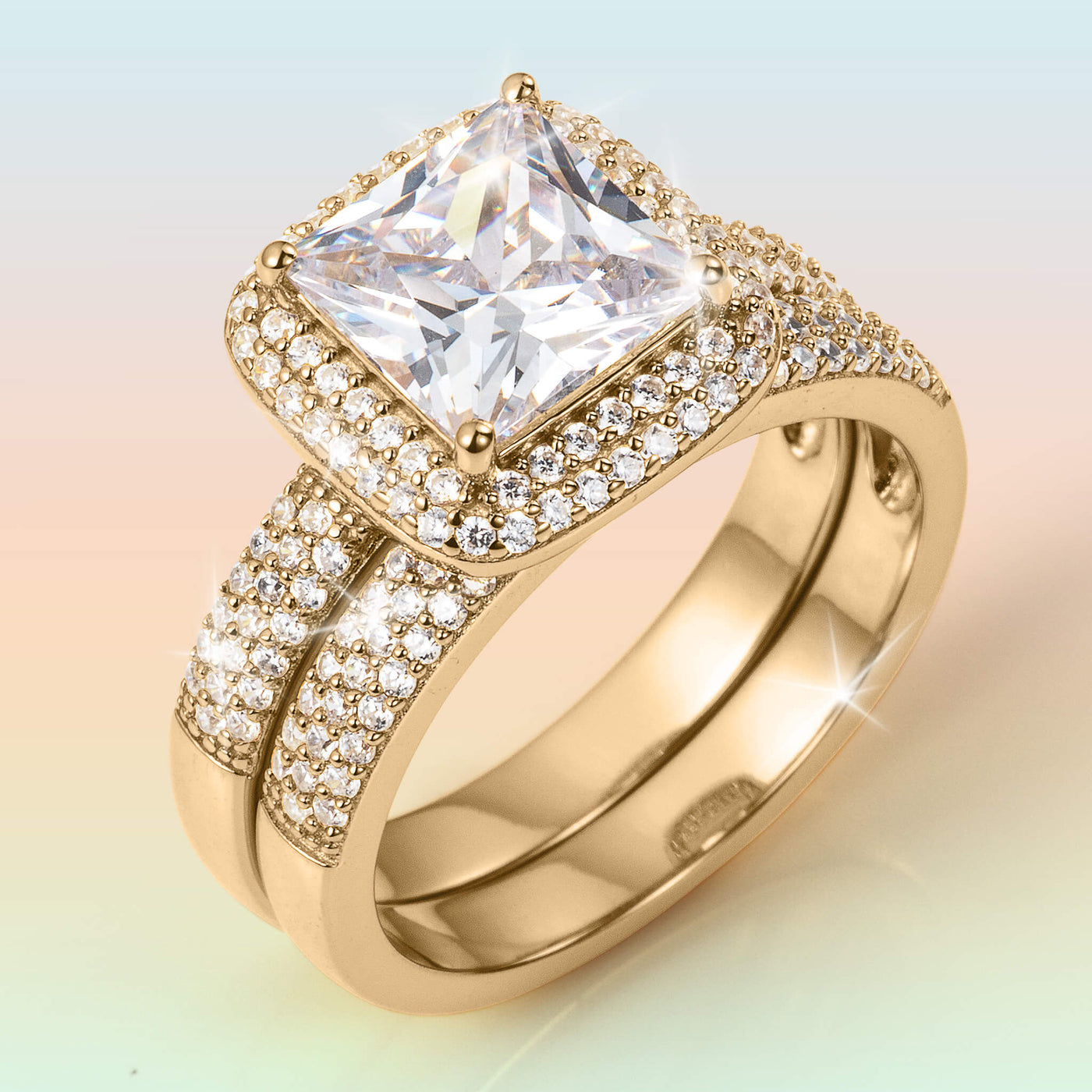 Lustrous Love Bridal Ring