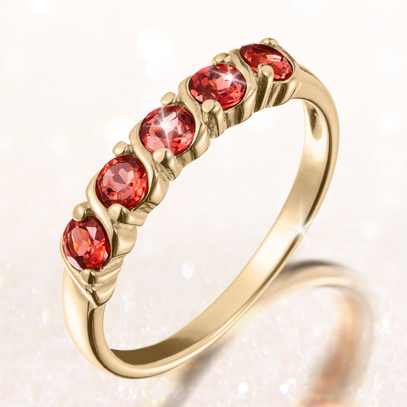 Daniel Steiger Eternal Glow Garnet Ring