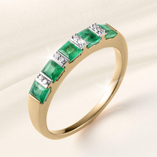 Precious Jewels Emerald Eternity Ring