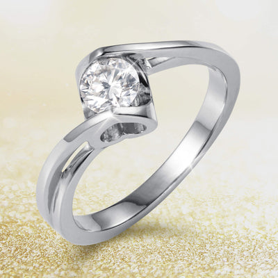 Daniel Steiger Eternal Whisper Moissanite Ring