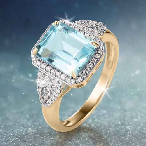 Zelda Blue Topaz Ring
