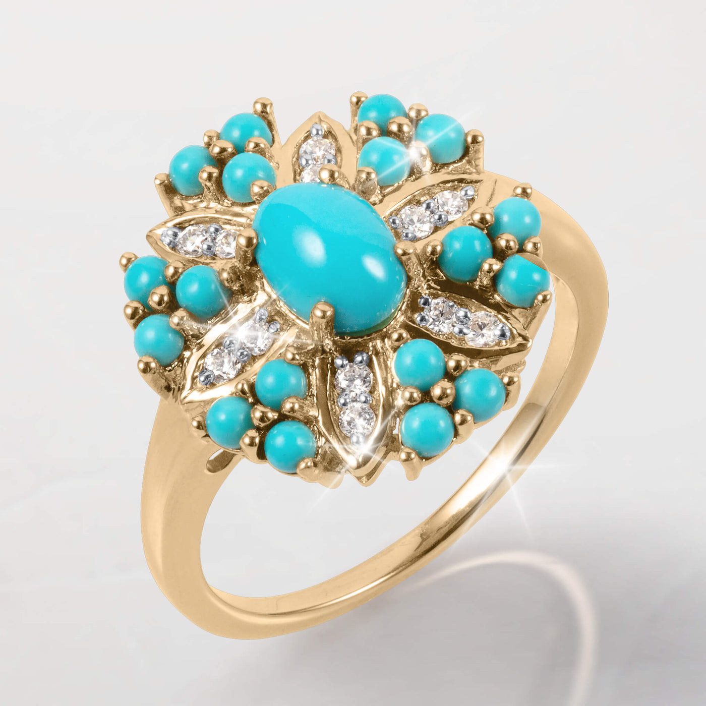 Daniel Steiger Desert Bloom Turquoise Ring