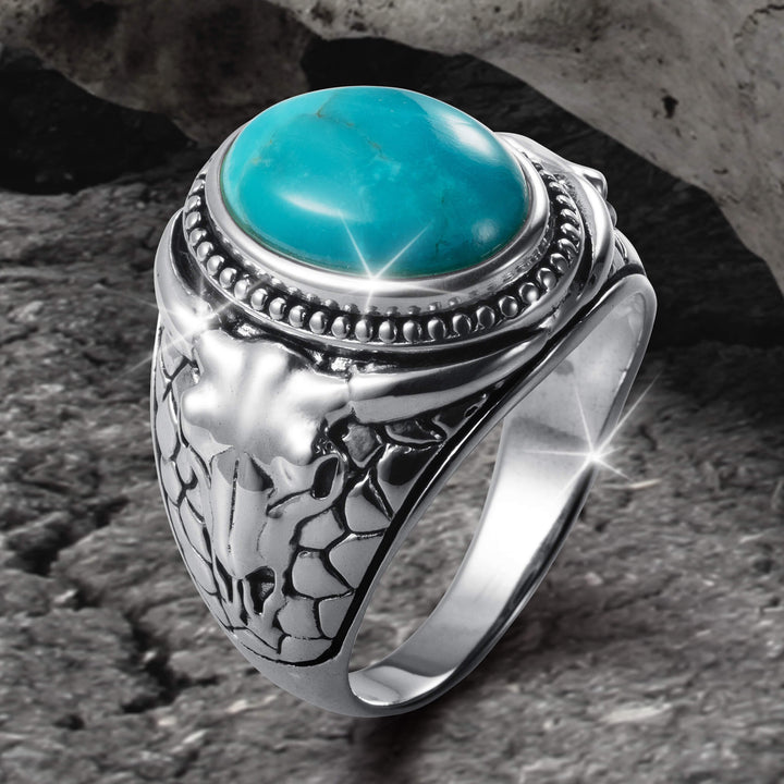 Daniel Steiger Longhorn Legacy Turquoise Men’s Ring