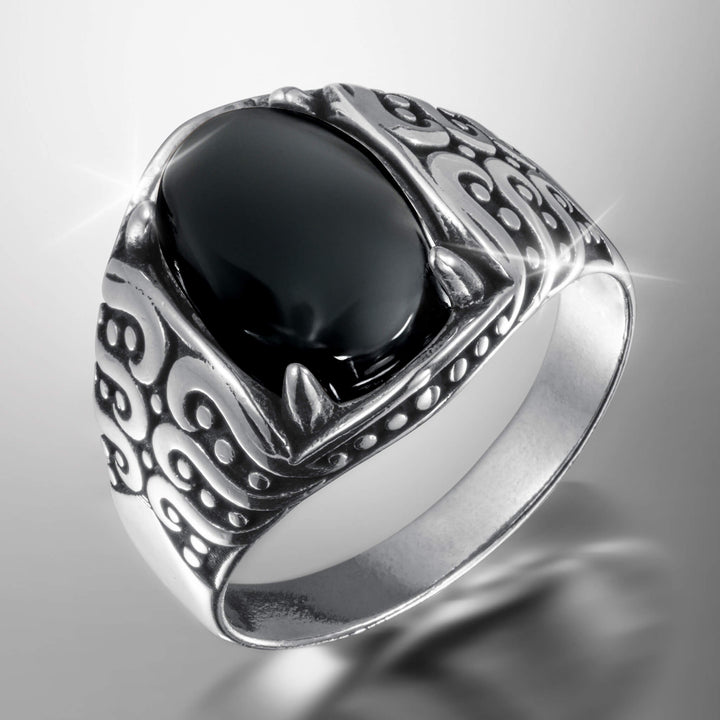 Daniel Steiger Noir Onyx Legacy Men's Ring