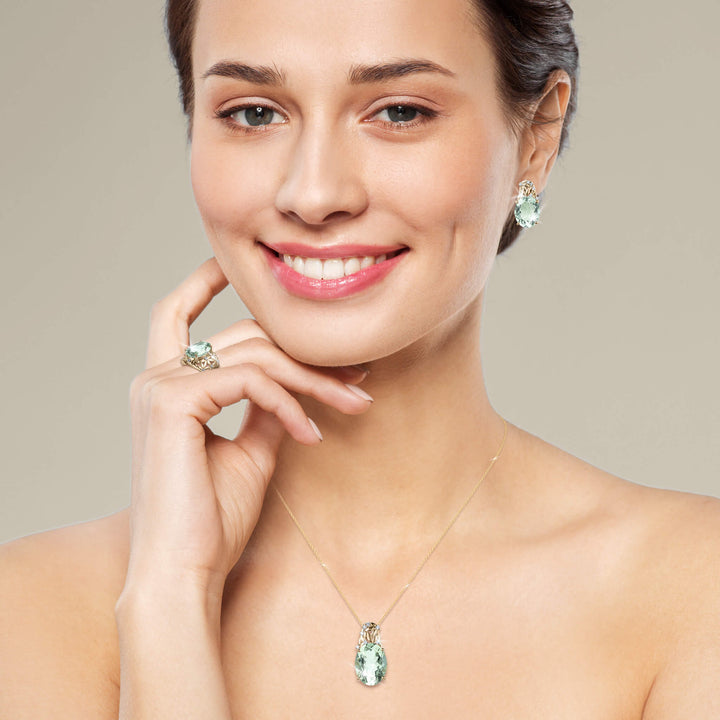 Daniel Steiger Eden Green Amethyst Ring