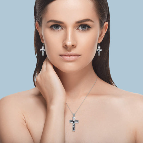 Daniel Steiger Celestial Cross Earrings