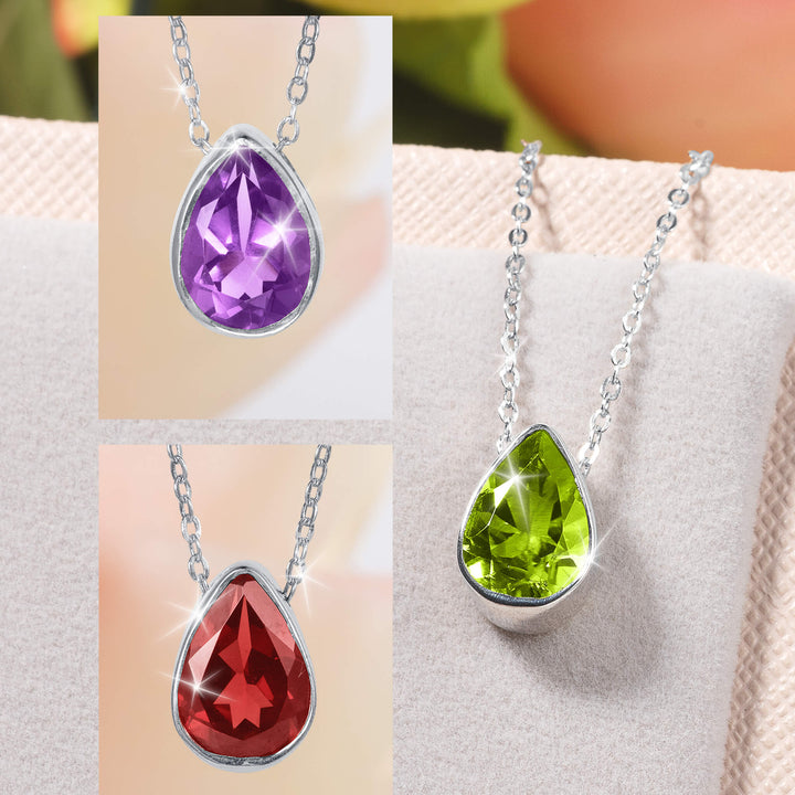 Daniel Steiger Prism Of Elegance Garnet Pendant