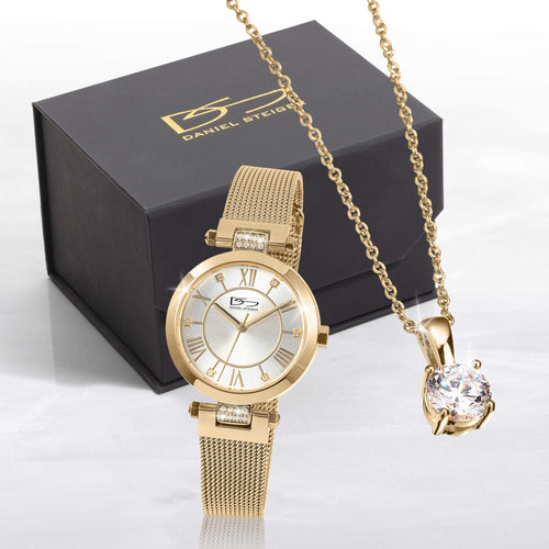 Daniel Steiger Timeless Allure Watch & Pendant Box Set