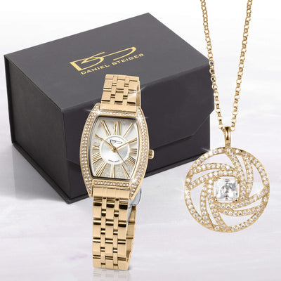 Daniel Steiger Aurora Harmony Gold Watch Box Set