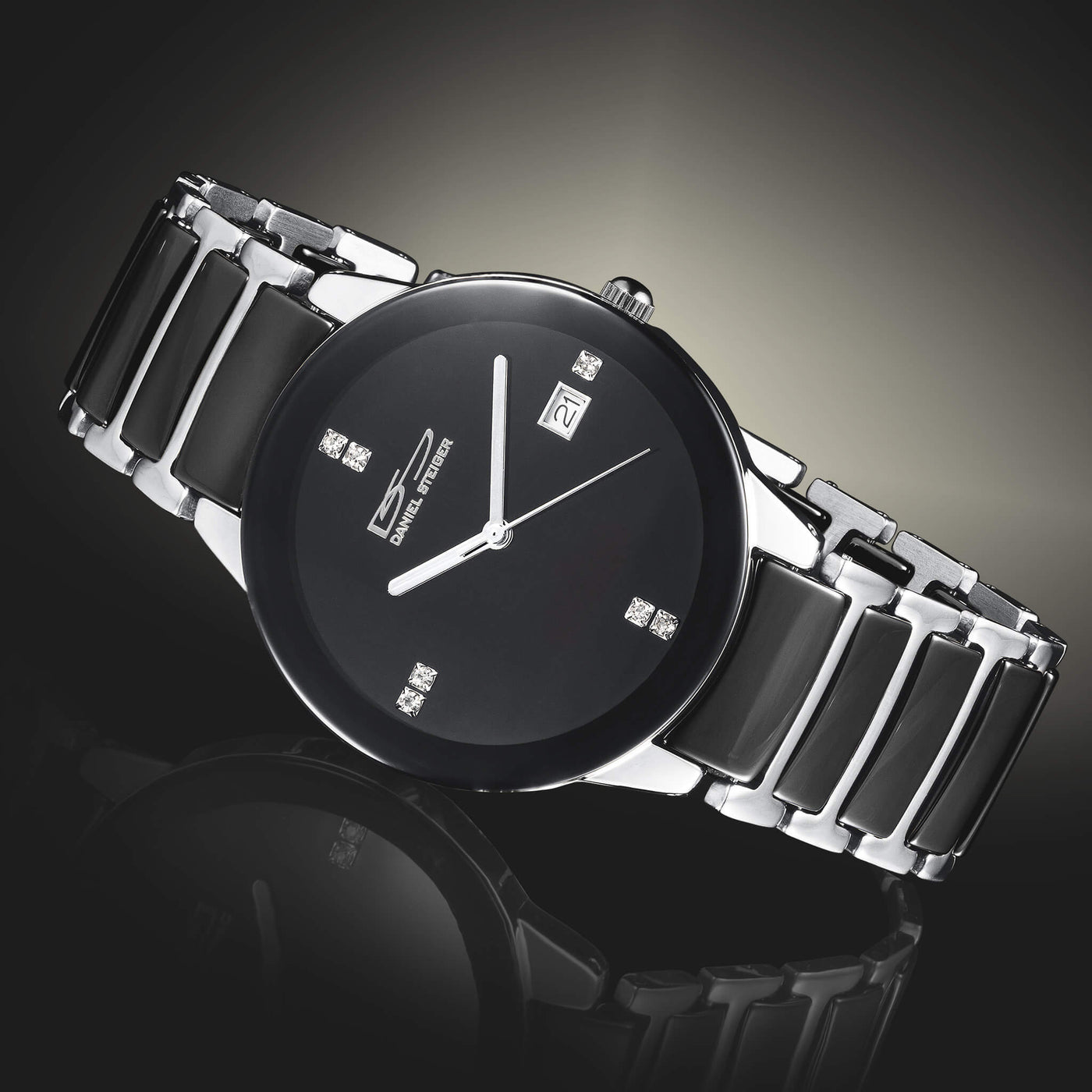 Daniel Steiger Ceramic Noir Steel Men's Watch