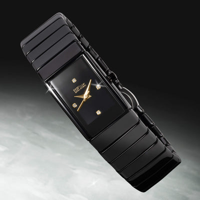 Nero Ceramic His & Hers Watch Set