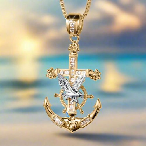 Daniel Steiger Anchor & Eagle Pendant