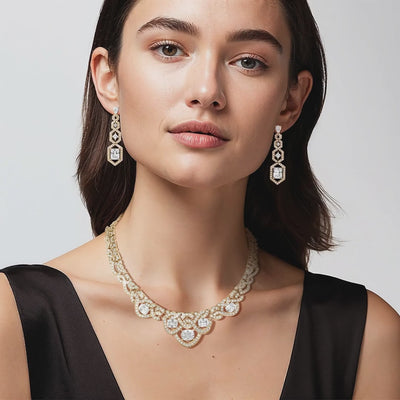 Lustrous Lace Earrings