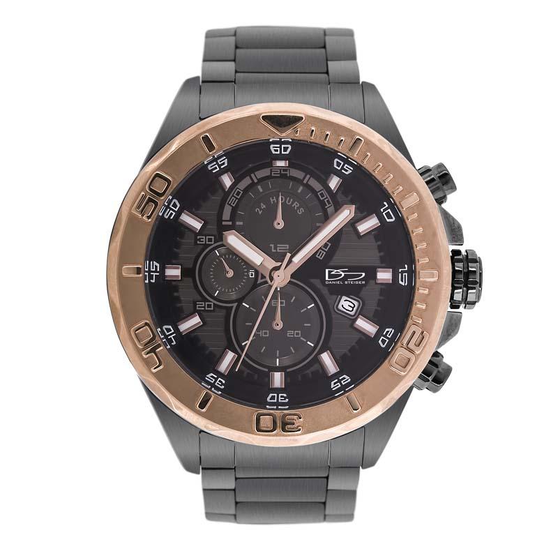Daniel Steiger Techstar Rose Gold Chronograph Watch