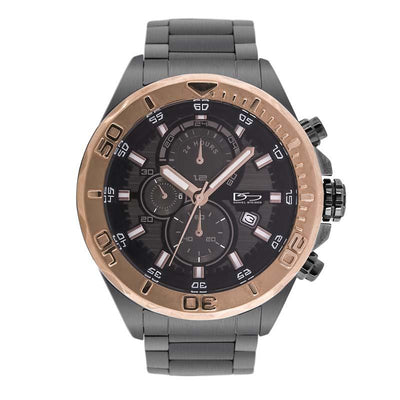 Daniel Steiger Techstar Rose Gold Chronograph Watch