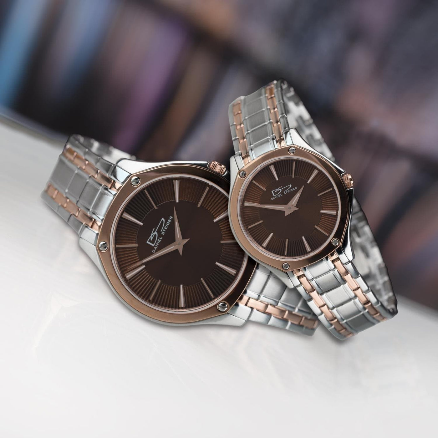 Daniel Steiger Belize Two-Tone / Brown Ladies Watch