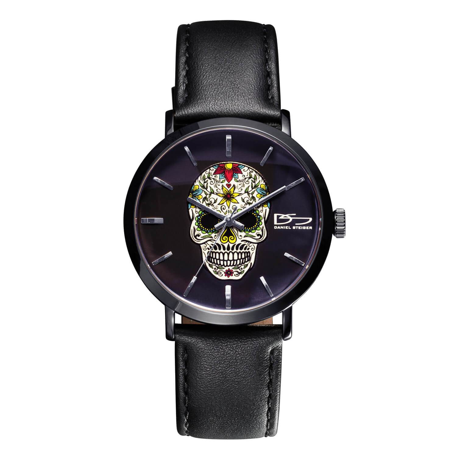 Daniel Steiger Rebel Skull Men's Black Watch