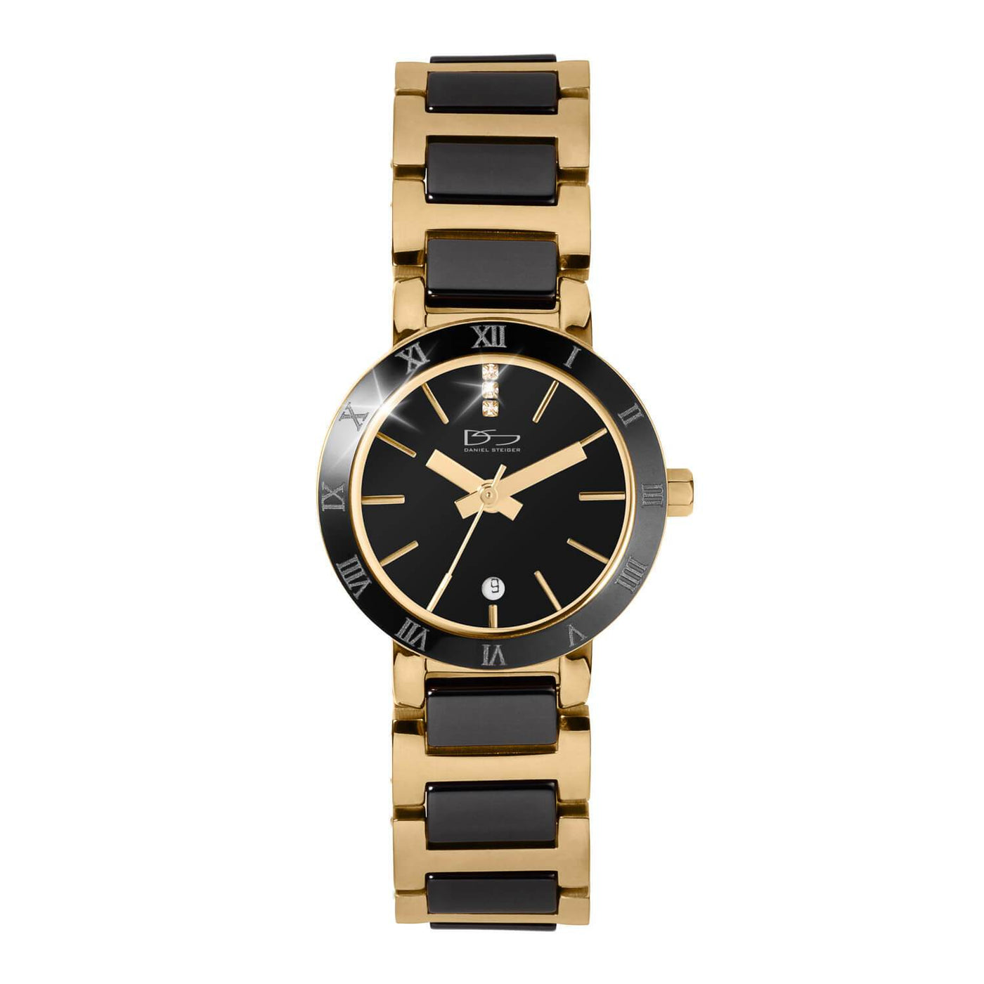 Daniel Steiger Verona Black Ceramic Ladies Watch