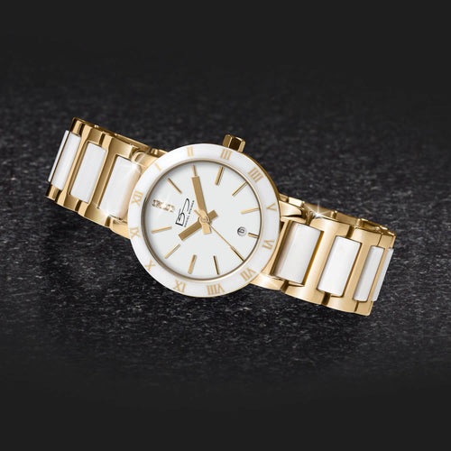 Daniel Steiger Verona White Ceramic Ladies Watch