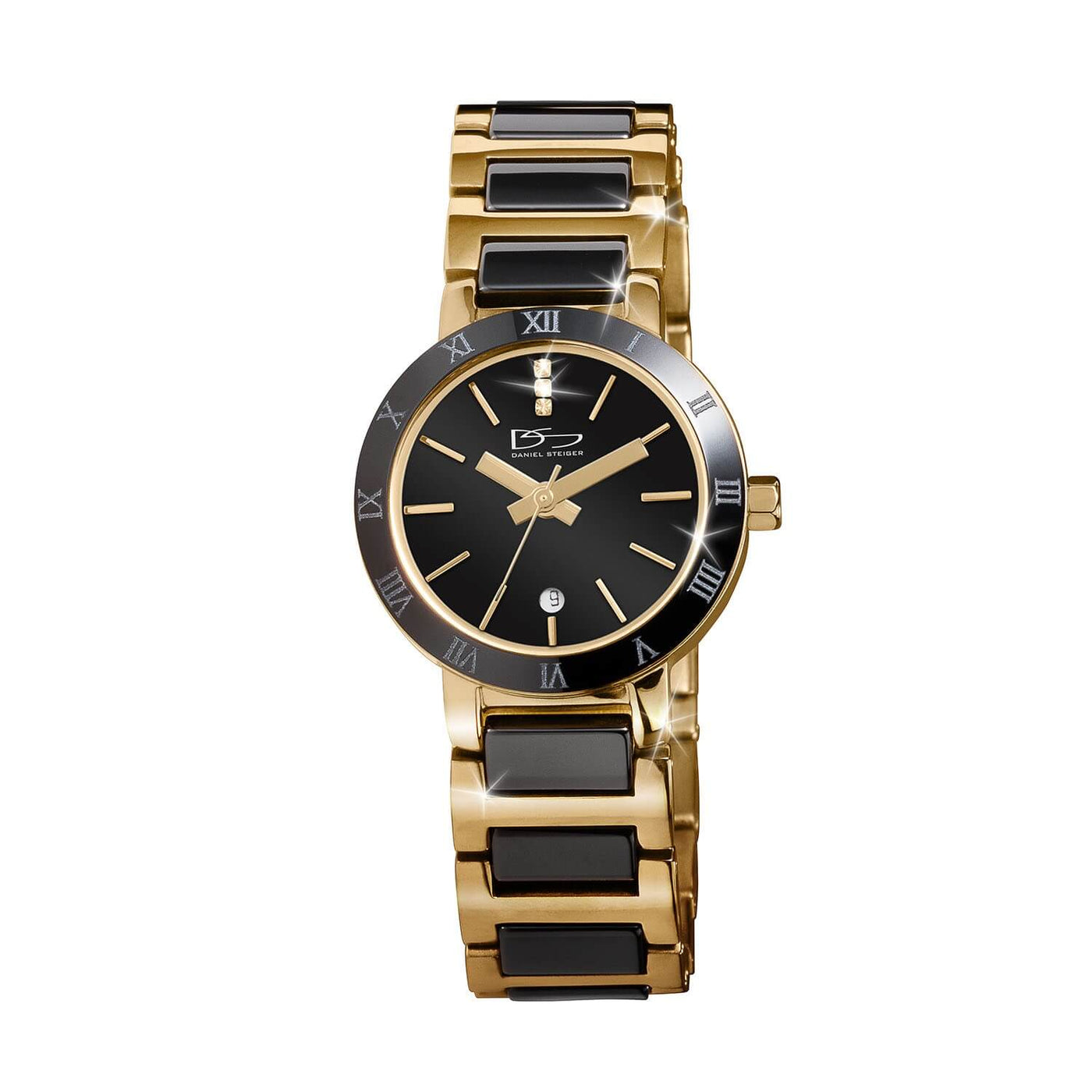 Daniel Steiger Verona Black Ceramic Ladies Watch