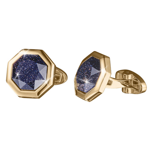 Daniel Steiger Blue Sandstone Cufflinks