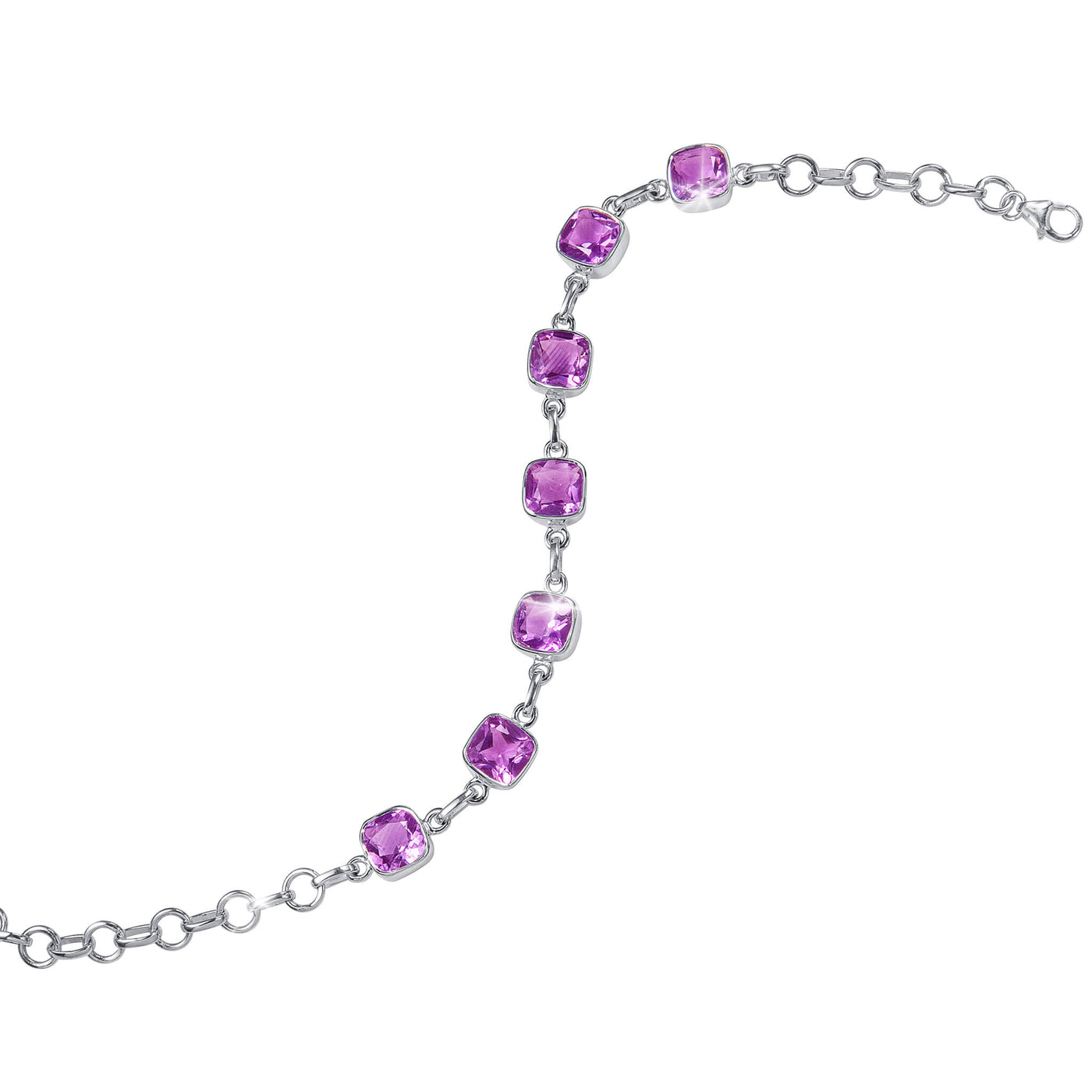 Daniel Steiger Summer Sparkle Amethyst Bracelet