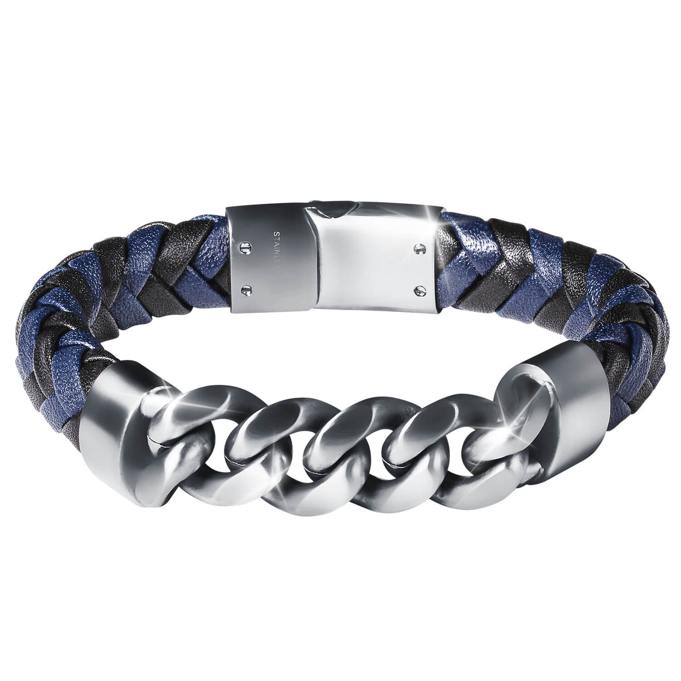 Daniel Steiger Midnight Leather Men's Bracelet