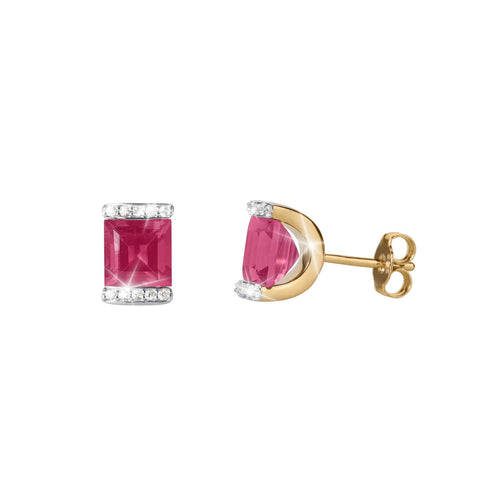 Daniel Steiger Ruby Paradise Earrings