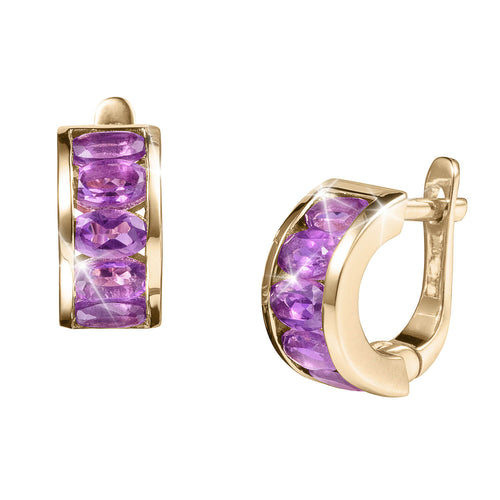 Daniel Steiger Amethyst Rainstorm Earrings