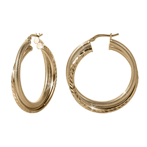 Daniel Steiger Double Creole Earrings