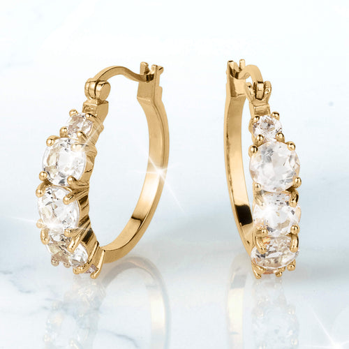 Daniel Steiger Endless Gems Hoop Earrings