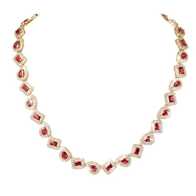 Daniel Steiger Scarlet Opulence Necklace