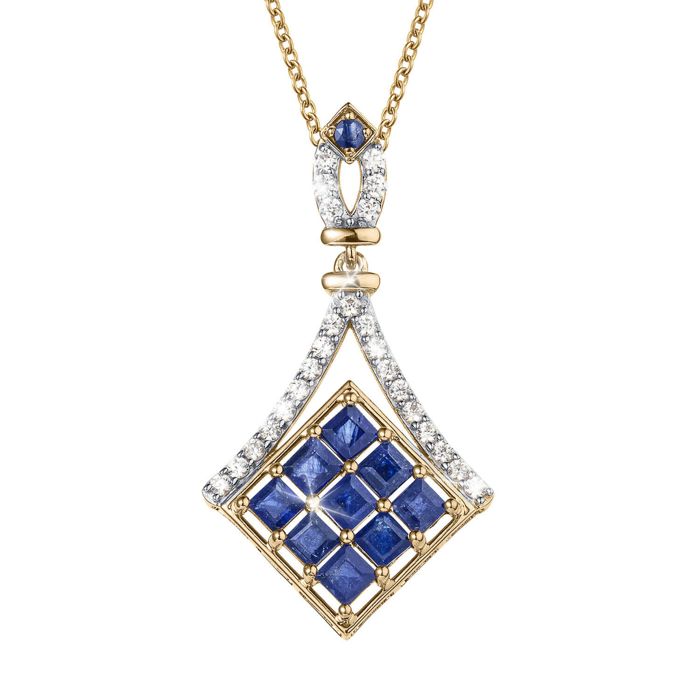 Daniel Steiger Deco Sapphire Pendant