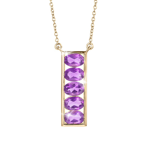 Daniel Steiger Amethyst Rainstorm Necklace