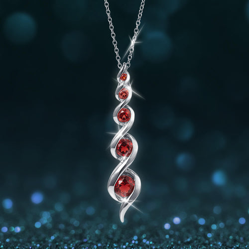 Daniel Steiger Angel Falls Garnet Pendant