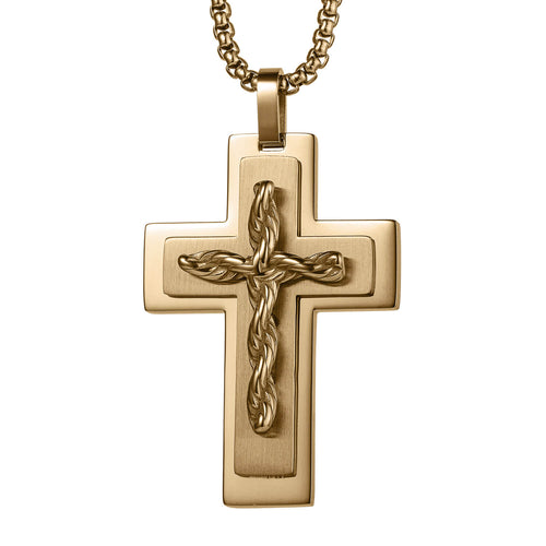 Daniel Steiger Trio Cross Pendant