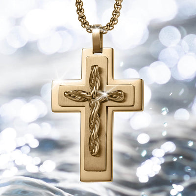 Daniel Steiger Trio Cross Pendant