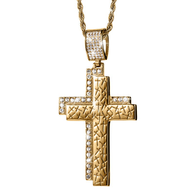 Daniel Steiger Luxe Double Cross Pendant