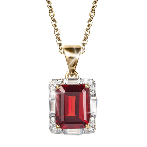 Daniel Steiger Crimson Paradise Garnet Pendant